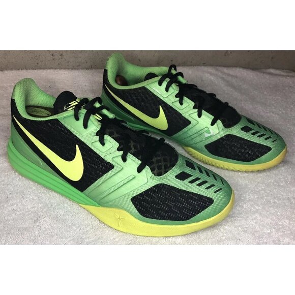 Nike KB Mentality Kobe Bryant Black/Volt/Poison Green Men’s Size 10 704942-001 - Picture 2 of 10